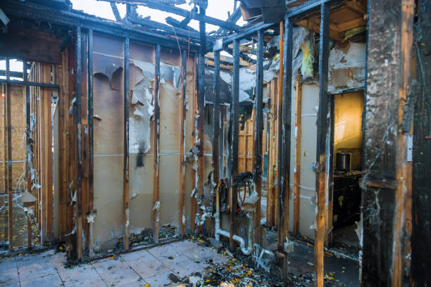 Professional Fire Damage Repair technician working in Clifton, NJ